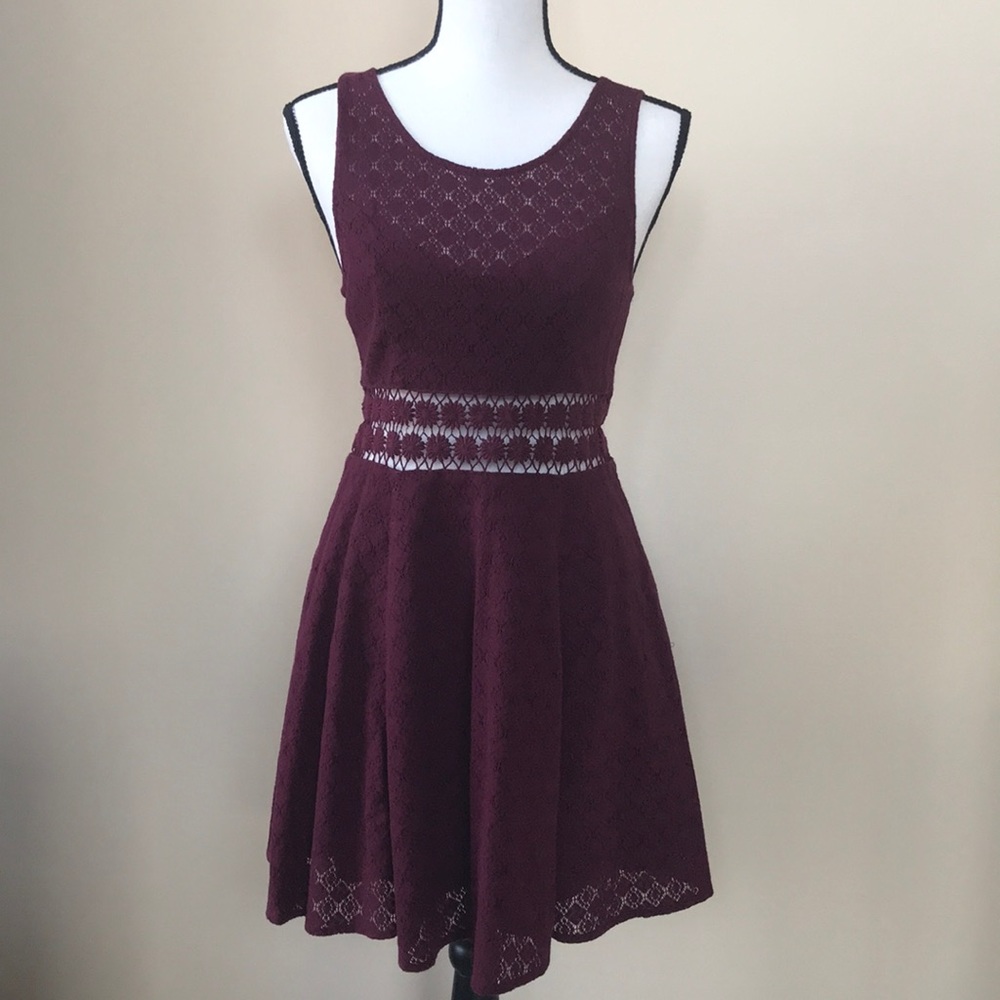 Free People Maroon Sleeveless Dress - Picture 12 of 12
